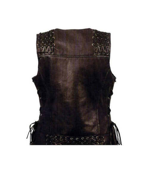 Women's Lightweight Lace to Front Vest 4525